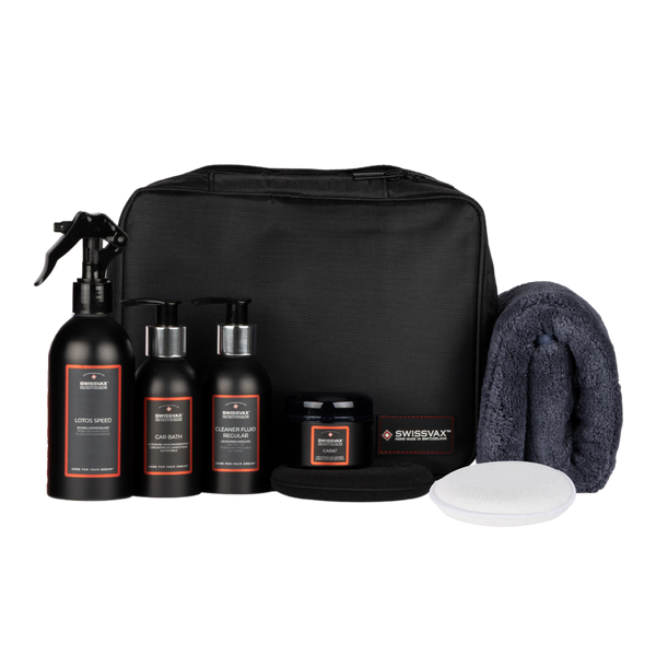 Discovery Kit cu ceară carnauba – set de start compact pentru îngrijirea mașinii