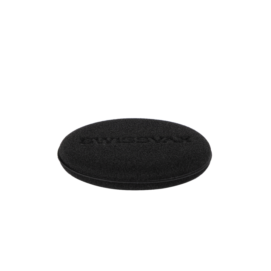 Foam Applicator rotund negru pad din spumă cu pori fini pentru ceară