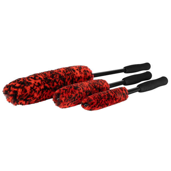 Wheel Woolies Combo set de perii moi pentru jante